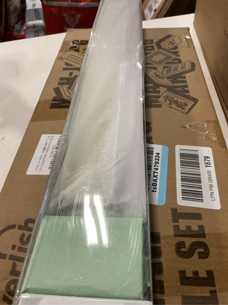 Condition photo showing New/Like New for aosky cordless roller shades blackout blinds for windows room darkening rolled up shades with spring system, uv protection window shades door blinds for home and office (23" w x 72" h, ivory) 23"w x 72"h ivory