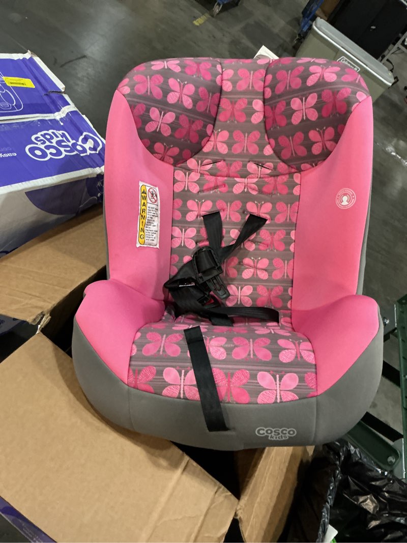Condition photo showing Good Condition for cosco kids scenera extend infant & toddler convertible car seat, pink butterfly