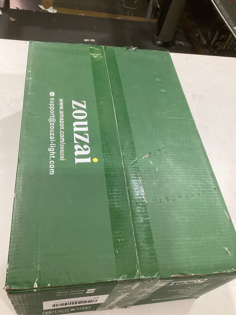 Condition photo showing Good Condition for zouzai Classic 4 inch 5CCT Gimbal LED Recessed Light, 360°+90° Adjustable Directional Retrofit Eyeball Can Light with J-Box, Dimmable 2700K/3000K/3500K/4000K/5000K, ETL Certified (White, 12 Pack) White 12 Pack