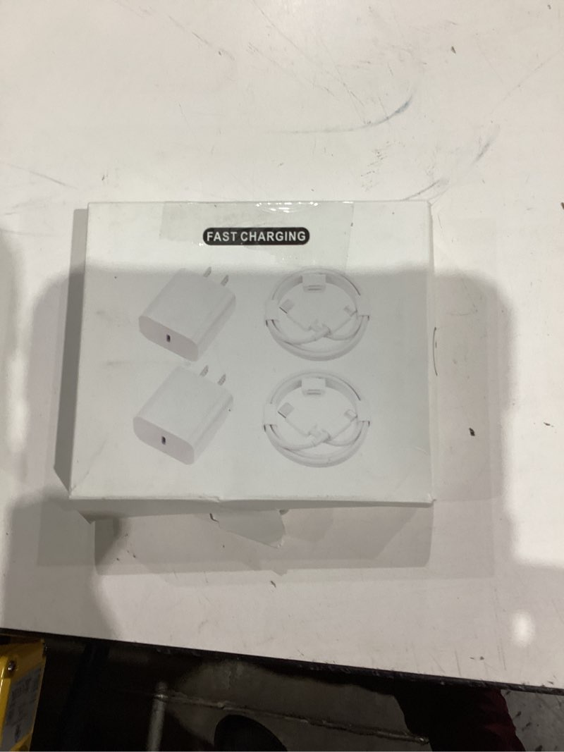 Condition photo showing New/Like New for iPhone Charger Fast Charging,[MFi Certified] 2Pack 20W Type C Fast Charger Block with [10FT&6FT] USB C to Lightning Cable Compatible for iPhone 14/13/12/11 Pro Max/Xs Max/XR/X,iPad White