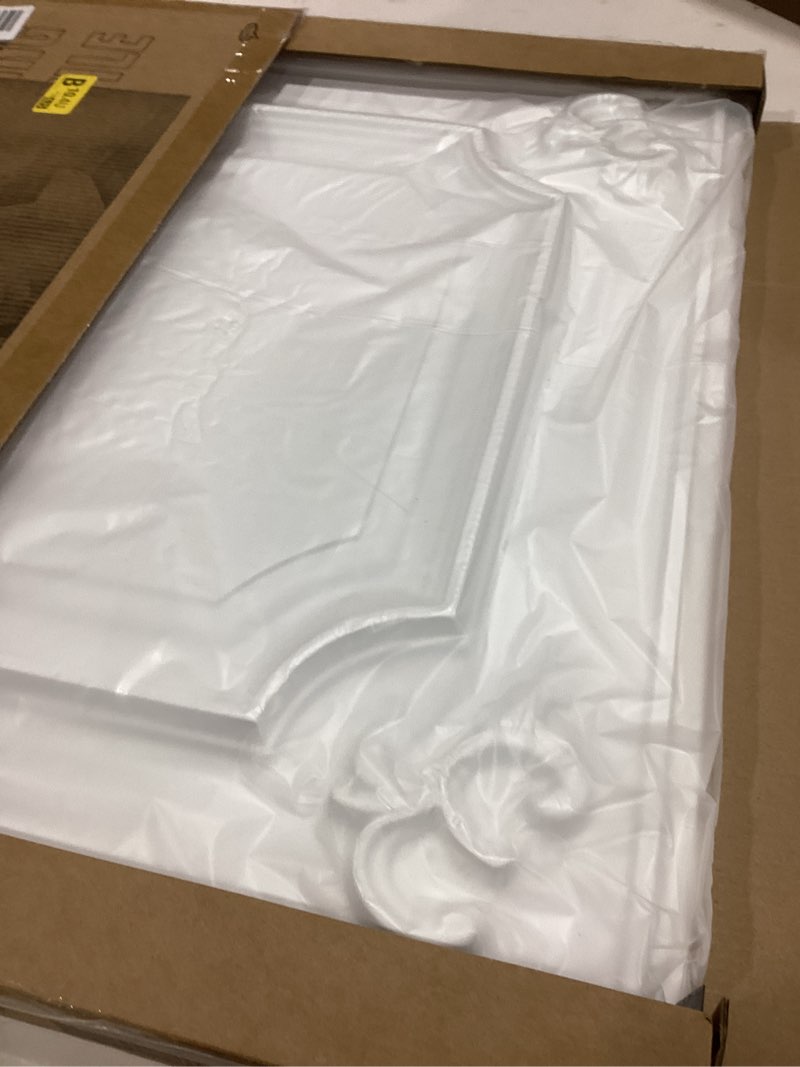Condition photo showing Good Condition for art3d drop ceiling tiles 24x24 in white (12-pack, 48 sq.ft), wainscoting panels glue up 2x2