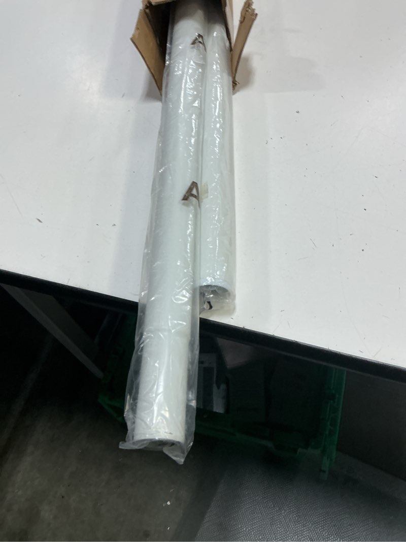 Condition photo showing Good Condition for tension curtain rod by ezfurni,42-123 inches,heavy duty tension rods for windows, no drilling adjustable curtain rod for patio, hold up blackout curtains and non slip, white white 42-123 inch 1set