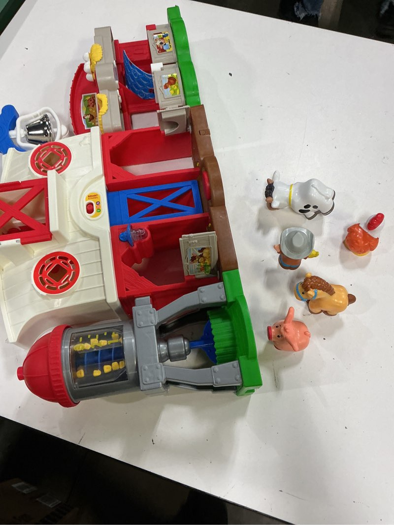 Condition photo showing Good Condition for fisher-price little people caring for animals farm electronic interactive playset with smart stages learning songs for toddlers ages 1 and up (amazon exclusive)