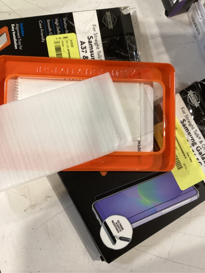 Condition photo showing Good Condition for duraglass tempered glass screen protector with quick installation tray for samsung galaxy a37 5g / a36 5g