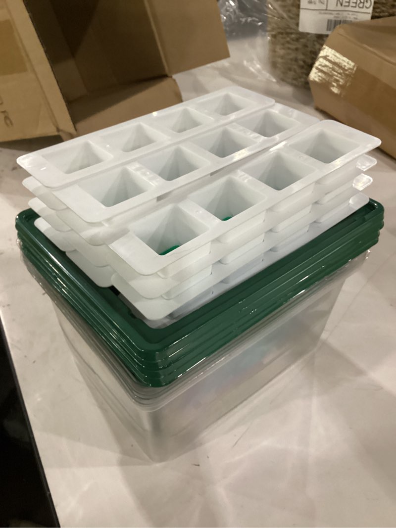 Condition photo showing Good Condition for sondiko silicone seed starter tray, 48 cell reusable seed starter kit, seedling starter trays with humidity dome, mini greenhouse germination kit, perfect for starting vegetable, flower & herb seeds 48-cell