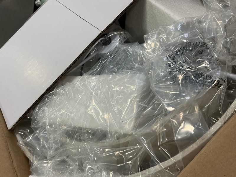 Condition photo showing Good Condition for 3 Light Semi Flush Mount Ceiling Light Fixture 15.7 Inch Modern Black Drum Ceiling Light Fixture with 2-Layer Fabric Shade Dimmable Close to Ceiling Light for Living Room Hallway Bedroom Entryway Black 2-tier 15.7inch