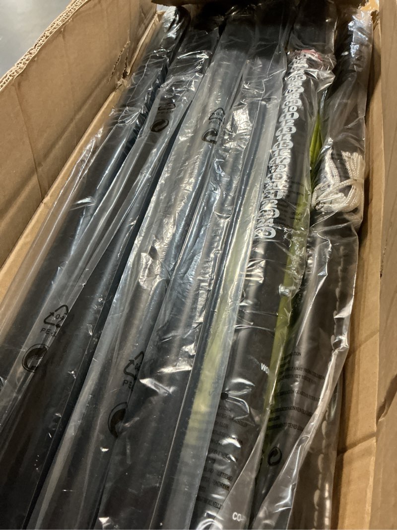 Condition photo showing Good Condition for aluminum volleyball net for backyard, portable volleyball net with anti-sag design, outdoor volleyball net set with lengthened stakes and boundary line for beach and grass yellow