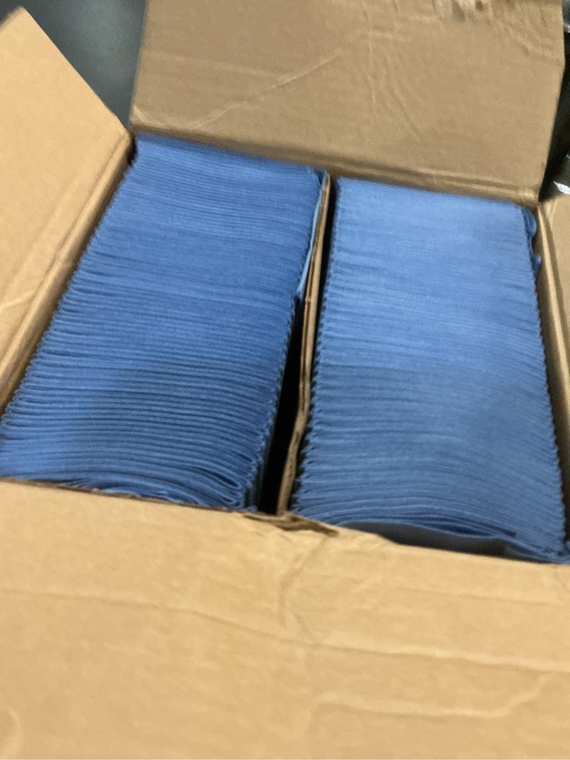 Condition photo showing New/Like New for wypall powerclean x80 cloths heavy duty wipes (41041), brag box, extended use towels, blue (1 pack of 152 sheets, 152 sheet total)