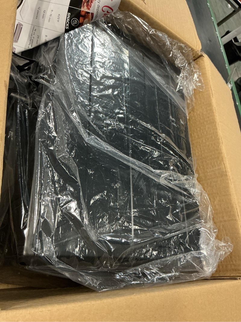 Condition photo showing Good Condition for Gourmia French Door Air Fryer – 25 Qt Large Capacity Convection Oven, Fryforce 360°, Digital Display with 17 Cooking Presets, Bake, Toast, Roast, Dehydrate, Fits 12” Pizza