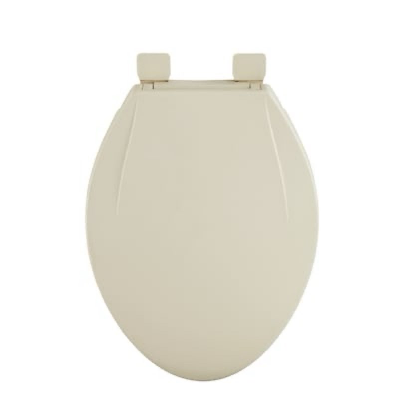 American Standard MightyTuff Plastic Bone Elongated Soft Close Toilet Seat
