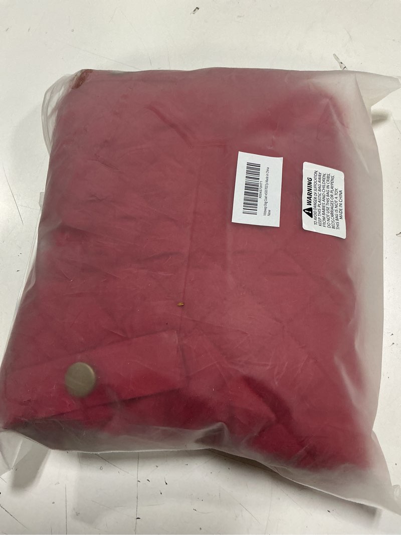 Condition photo showing New/Like New for Dog Winter Coat, Waterproof Warm Dog Jackets for Large Dogs Boy, Adjustable Pet Vest Windproof Cold Weather Clothes Dogs Snowsuit with Leash Hole, Red XX-Large XX-Large Red