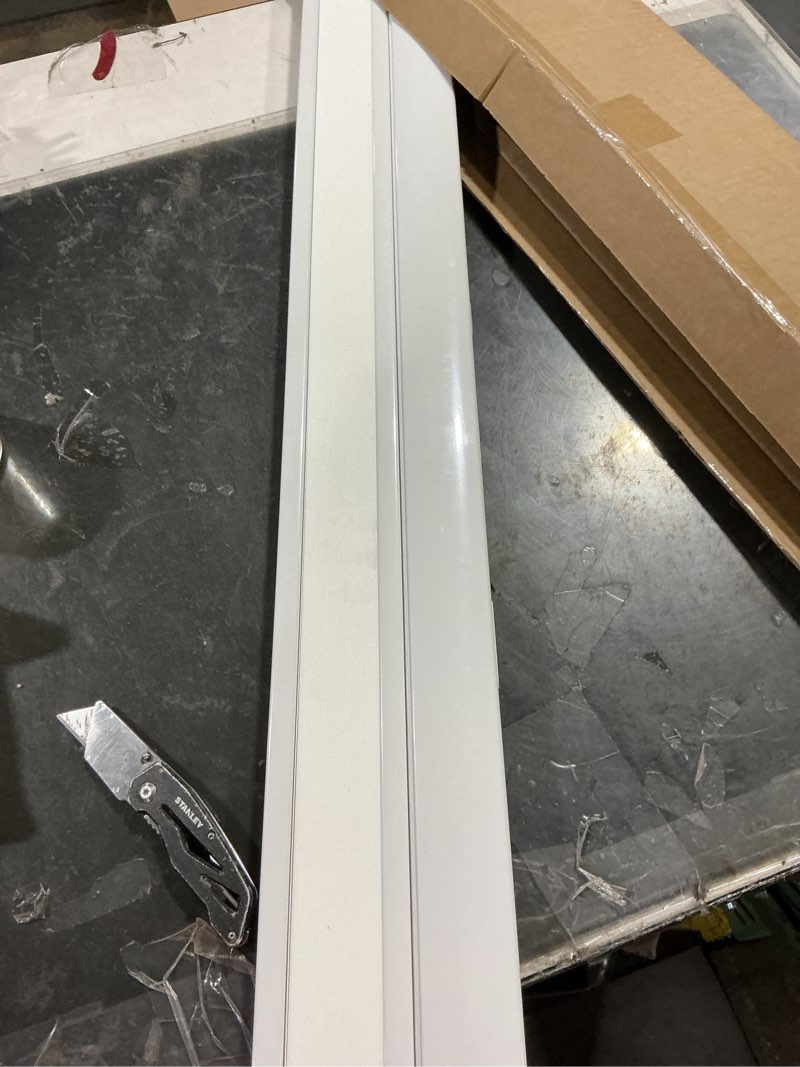 Condition photo showing Good Condition for unishades top down bottom up cellular shades cordless honeycomb blinds for indoor windows, for windows size (38" w × 64" h) colour (white - light filtering) white - light filtering 38" w × 64" h