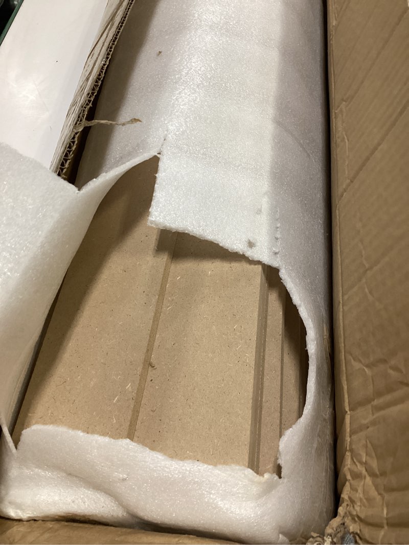 Condition photo showing Good Condition for weysat 20 pcs mdf wainscoting kit 107.5 x 80 inch pre cut board and batten wall panel kit ready to assemble accent wall molding decor mdf wainscoting panels for diy interior moulding