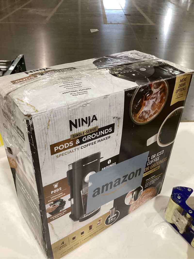 Condition photo showing As Is for Ninja coffee maker