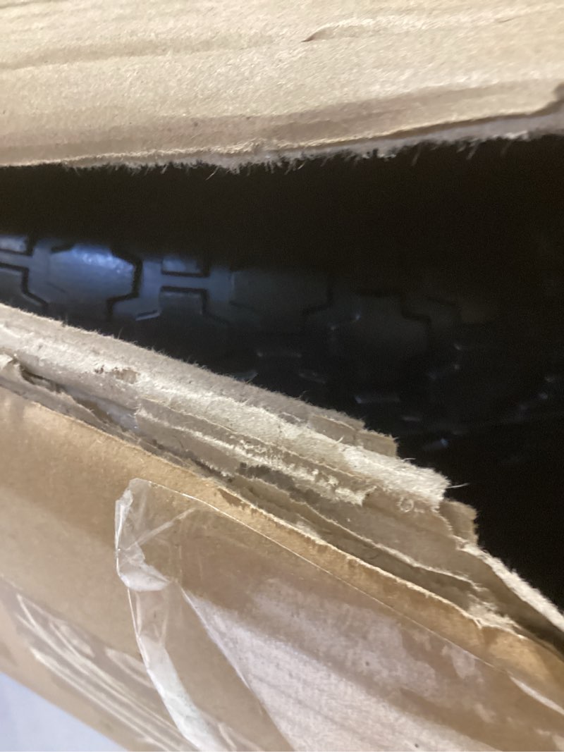 Condition photo showing Good Condition for parts camp 4.80/4.00-8" flat free wheelbarrow tire and wheel - 16" universal fit for garden wagon, cart, trolley, dolly - 5/8" & 3/4" bearings, 3" centered hub (2 pack)