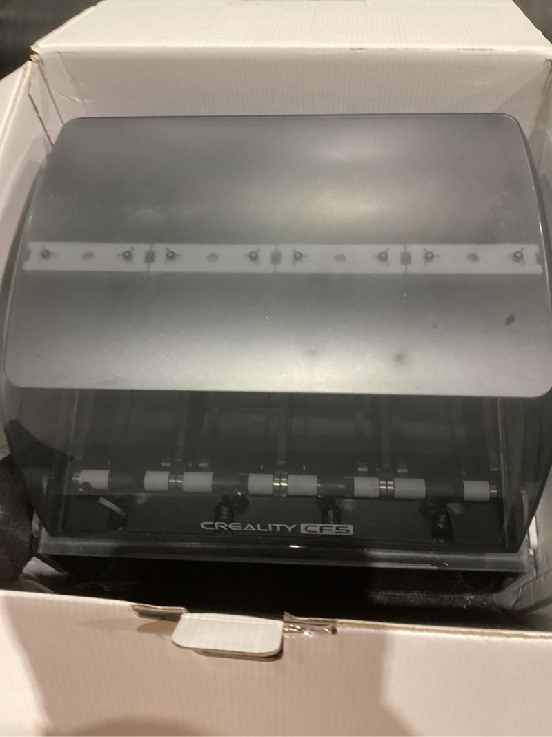 Condition photo showing As Is for 2025 Official CREALITY CFS - New Creality Filament System, Multi-Color 3D Printer Automatically System, Supports 16 Color Printing for K1 Series CFS Upgrade Kit/K2 Combo//K2 Plus/K1 MAX/K1 SE/K1C/Hi Creality Cfs Alloy