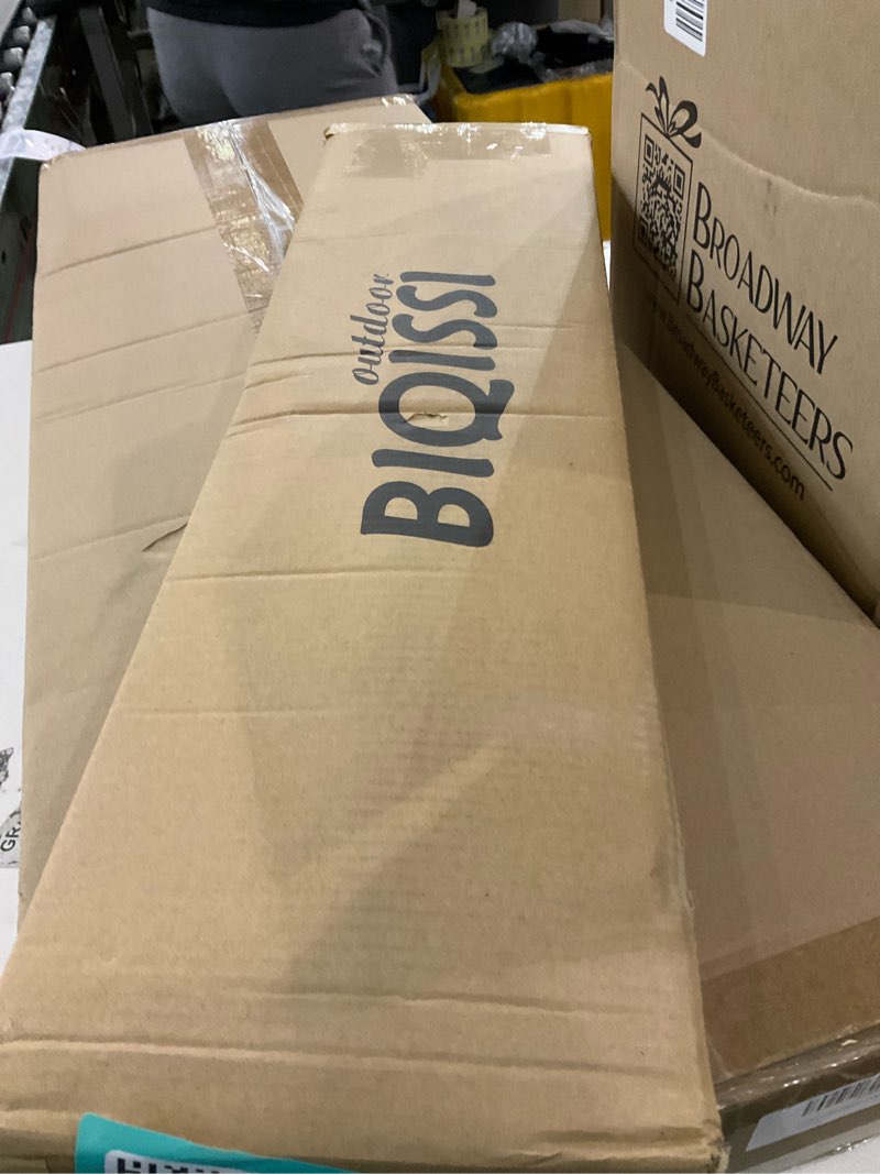 Condition photo showing New/Like New for Portable Camping Table, Compact Camping Side Table with Carrying Bag, Ultralight Aluminum Beach Table Folding for Hiking, Camping, Picnicking, BBQ, Outdoor Cooking (Wood Medium 22") Wood 22"