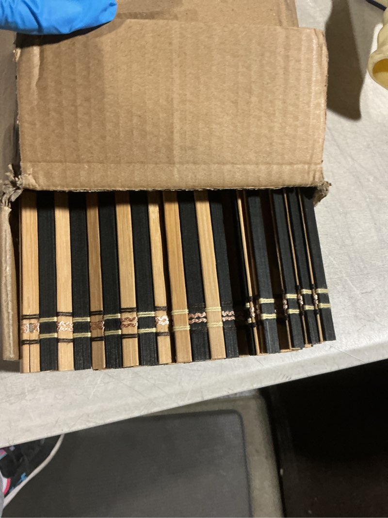 Condition photo showing As Is for alimoo cordless bamboo blinds roman shades natural weave lift up bamboo blinds for indoor windows home and garden easy installation 36w*72l dark brown 36"w x 72"h