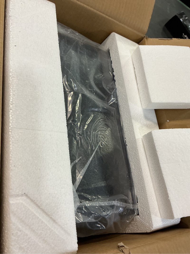 Condition photo showing As Is for Safe Box with Digital Keypad & Alarm System - Electronic Lock Box for Jewelry Cash with Adjustable Shelves - Includes LED Light & Fireproof and Waterproof Bag(0.8/1.0/1.3/1.53/2.5Cuft) 0.8?9.84"D x 13.78"W x 9.84"H?