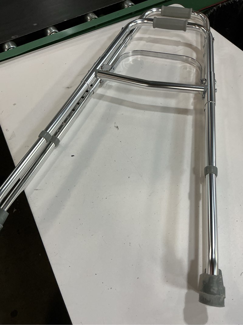 Condition photo showing As Is for drive medical side style hemi one arm walker, chrome, adult