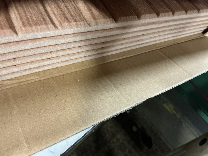 Condition photo showing Good Condition for art3d 6-pack self-adhesive acoustic wall panels for home décor, 24 x 24 inch soundproofing panels for office studio bedroom - high noise absorption polyester fiber, wood grain airbrush