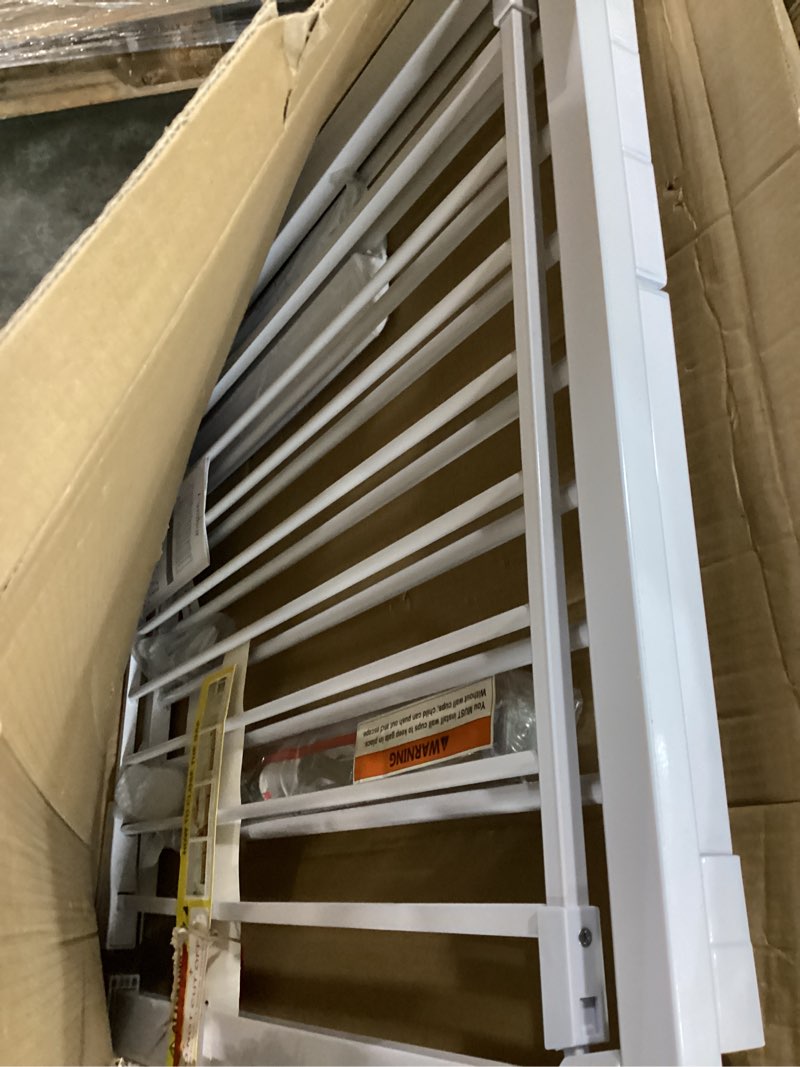 Condition photo showing Good Condition for cumbor 30-54" extra wide baby gate for stairs, dual lock & self-closing dog gate indoor, easy install pet gate for doorways, hallways & kitchen, easy walk thru safety proofing for babies & pets, white white 30"-54" w x 30.5" h