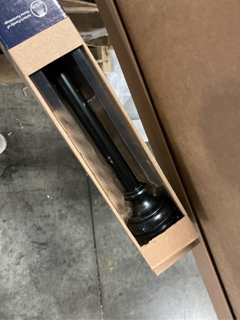 Condition photo showing As Is for Achim Home Furnishings RDBFD66120 Rod & Finial, 66-Inch Extends to 120-Inch, Buono