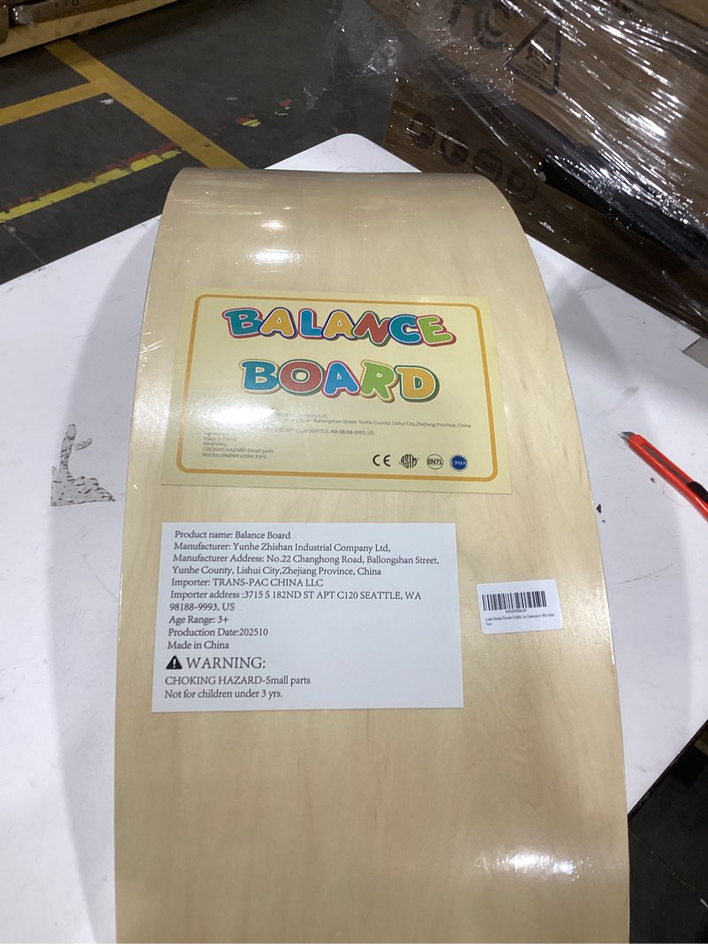Condition photo showing New/Like New for wood montessori toy rockin' balance board, american montessori society seal of excellence, 31.7-inch wooden motor skills learning activity for kids ages 3+ years (amazon exclusive) 4.7 4.7 out of 5 stars   (177) amazon's choice 500