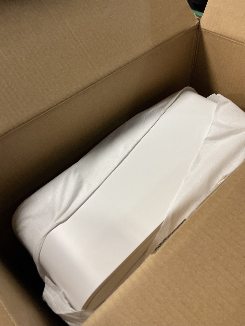 Condition photo showing As Is for sub 4 - wireless subwoofer - white