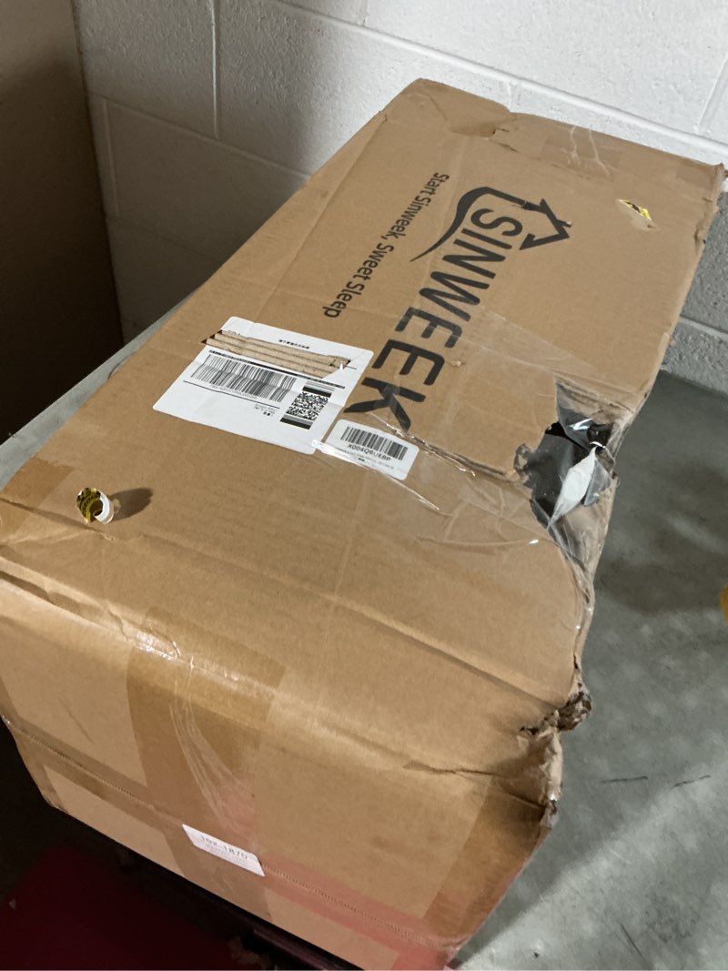Condition photo showing New/Like New for sinweek 6 inch single memory foam folding trifold foldable mattress topper with storage bag, floor m