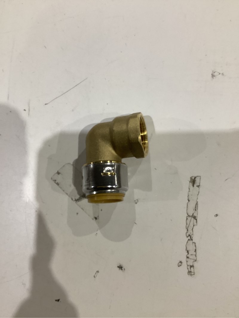 max 3/4 in. push-to-connect x fip brass 90-degree elbow fitting