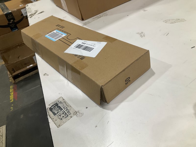 Condition photo showing As Is for Bathroom Sink Shelf Over Faucet, No Drill 20 Inch Shower Caddy, Adhesive Wall Shelf for Bathroom Storage Organizer, Holds 5lb on Tile/Glass/Mirror (50CM)