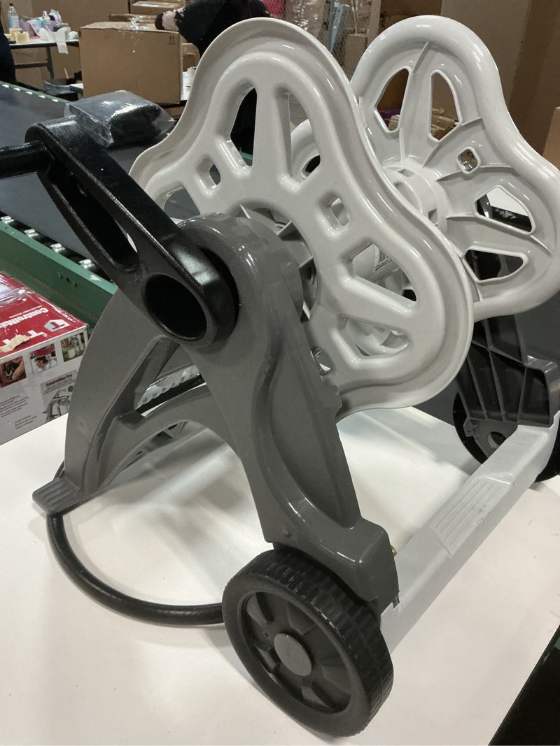 Condition photo showing As Is for Suncast Hosemobile Plastic 175-ft Cart Hose Reel