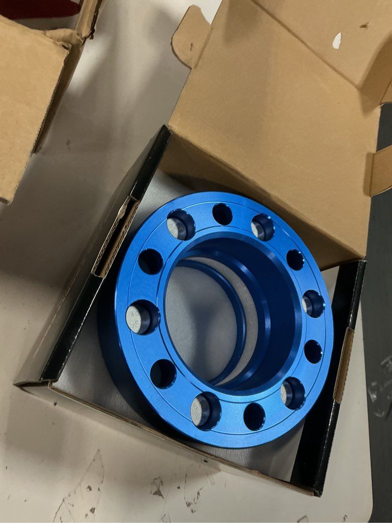 Condition photo showing Good Condition for KSP 6x5.5 Wheel Spacers for Chevy Silverado GMC Sierra, 2inch 6x139.7mm Lug Centric Spacer for Suburban Express 1500 Escalade Yukon, 50mm Wheel Adapter 108mm Hub Bore with M14x1.5 Studs Black 4PCS 2"-6x5.5-4pcs black
