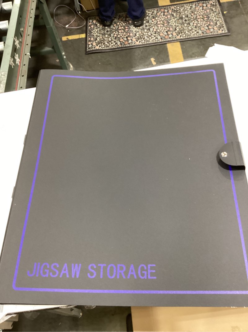 Condition photo showing As Is for ALL4JIG Extra Large Puzzle Binder – Space-Saving Storage Folder for 500–1000 Piece Puzzle Collection, Holds 20 Puzzles, HD Film Pockets, Birthday Gift for Mom & Grandma Medium