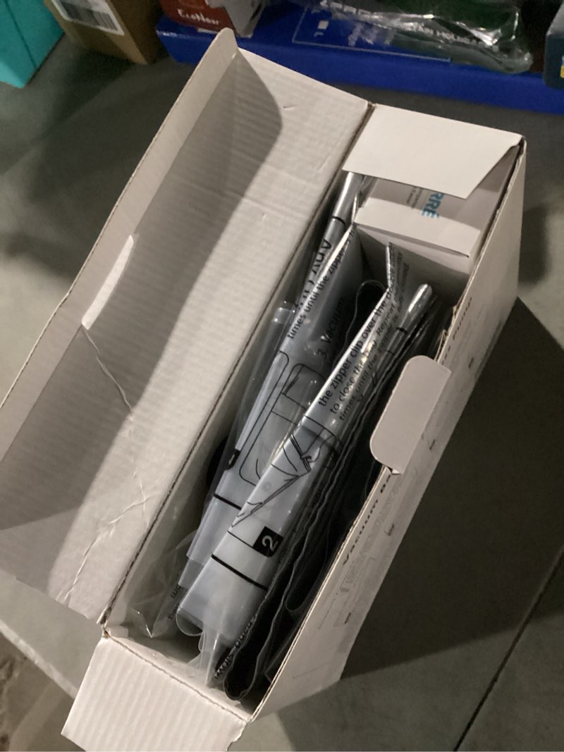 Condition photo showing New/Like New for Travel Vacuum Bags with 2026 Lastest Wireless Pump, 8 Pack-4 Sizes Space Saver Vacuum Storage Bags for Luggage and Suitcase, Compression Bags for Packing, Vacuum Seal Bags for Clothing Travel 8 Combo Travel Bags+Wireless Pump