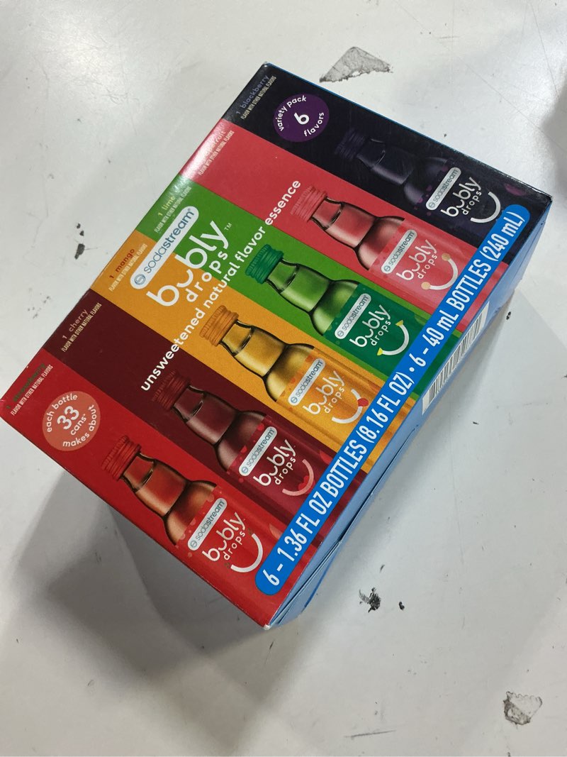 Condition photo showing Good Condition for sodastream bubly drops - variety pack - 6pk/1.36 fl oz