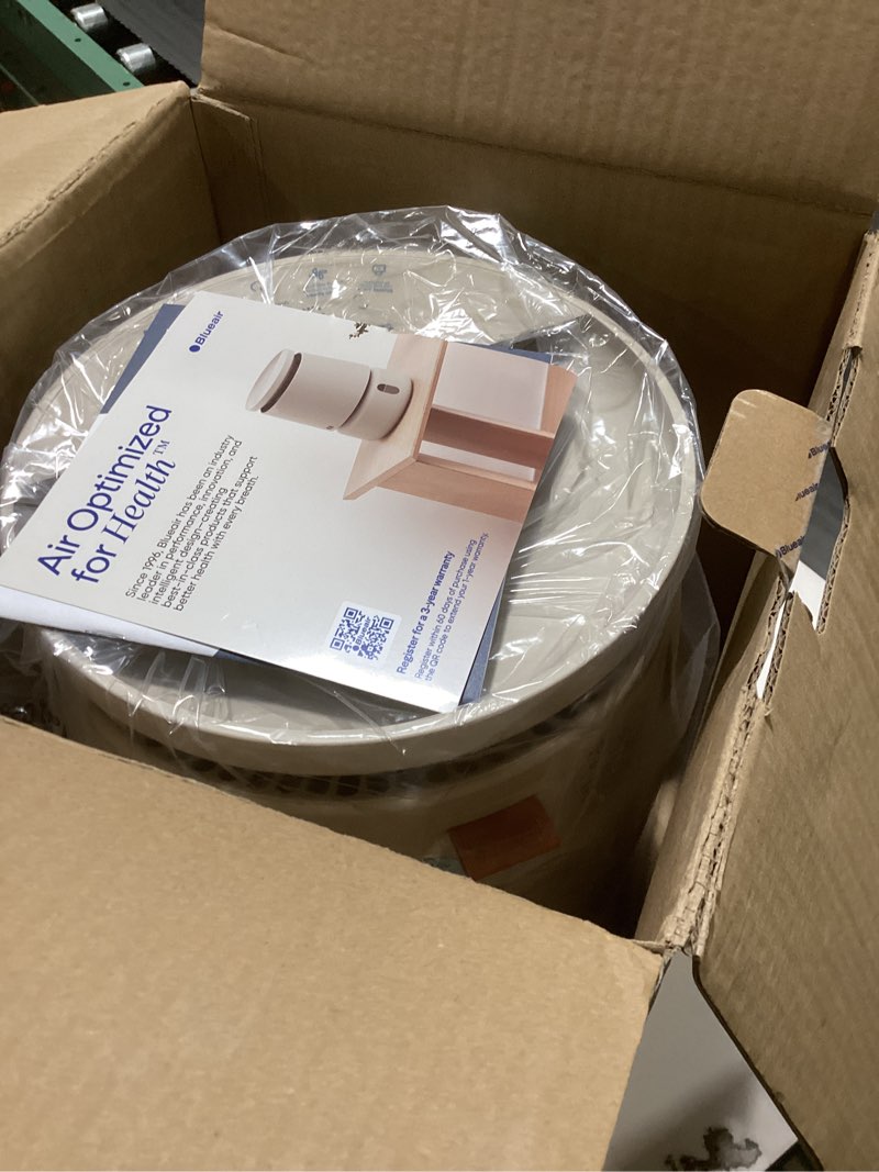 Condition photo showing New/Like New for BLUEAIR Room Humidifier - DreamWell - 48Hr Top-Fill Mist-Free InvisibleMist Technology Aroma Stone for Essential Oils and Soothing Mood Lighting - Quiet Operation for Bedroom and Home Use, Beige