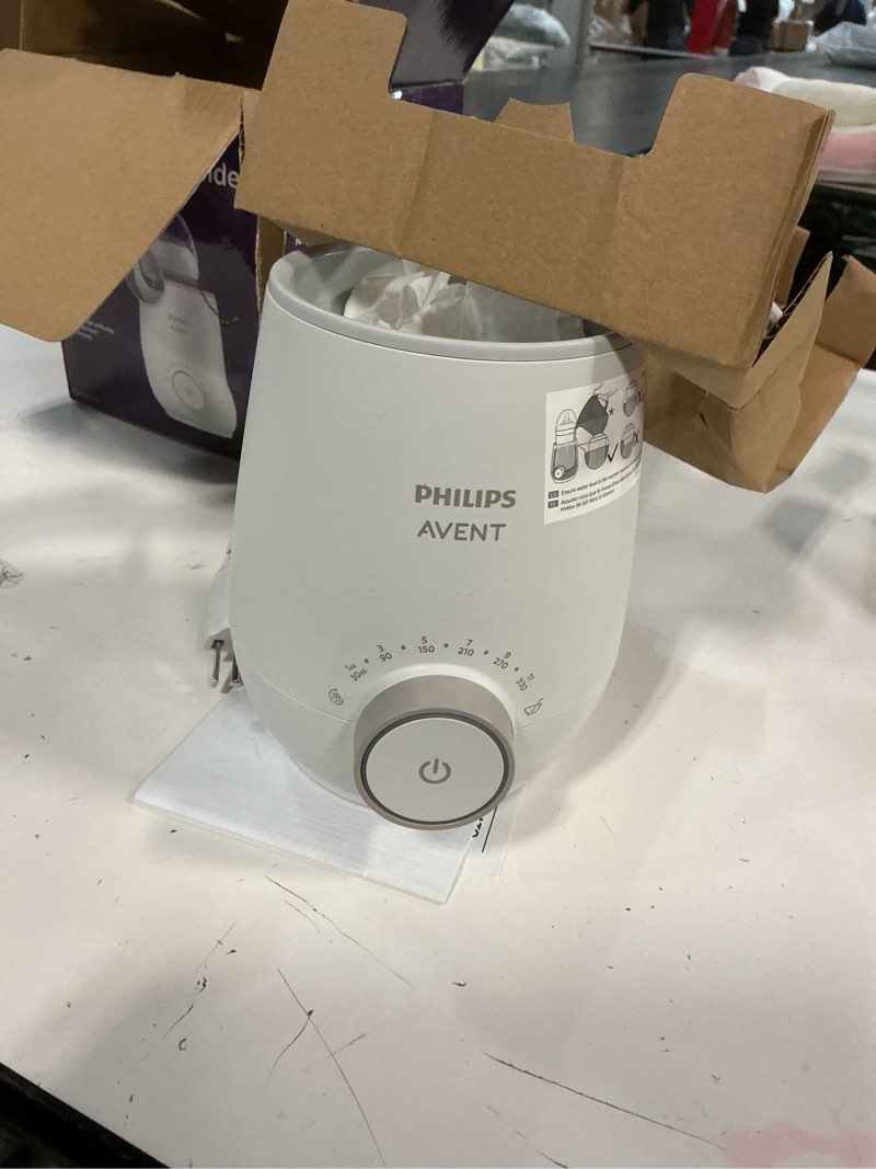 Condition photo showing Good Condition for Philips Avent Premium Fast Bottle Warmer, with Smart Temperature Control, Water Bath Technology, Automatic Shut-Off, Model SCF358 Bottle Warmer 1 Count (Pack of 1)