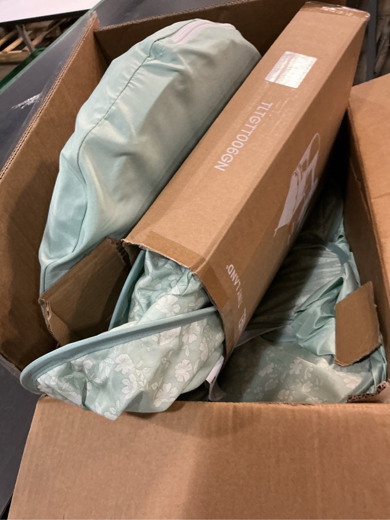 Condition photo showing As Is for Tiny Land 3-in-1 Kids Play Tunnel with Ball Pit & Tent, Pop Up Crawl Tunnel for Toddlers, Indoor & Outdoor Baby Play Tunnel, Foldable Crawling Tunnel Toy, Gift for 2 Year Old Girl & Boy, Green