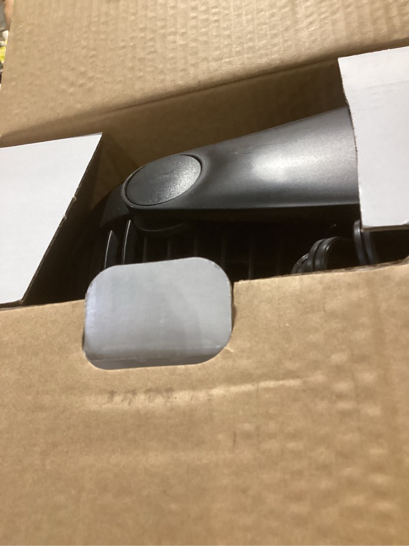 Condition photo showing As Is for utilitech 8-in 120-volt 3-speed indoor desk fan