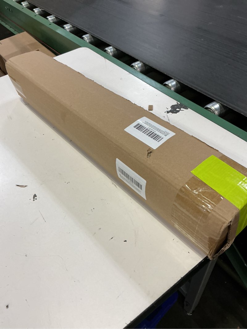 Condition photo showing New/Like New for peel and stick floor tiles vinyl flooring roll 23"x 393"/64 sq.ft linoleum laminate floor tiles peel and stick self adhesive waterproof grey wood plank sheet flooring sticker for home room 23.6"w x 393"l light grey wood 1