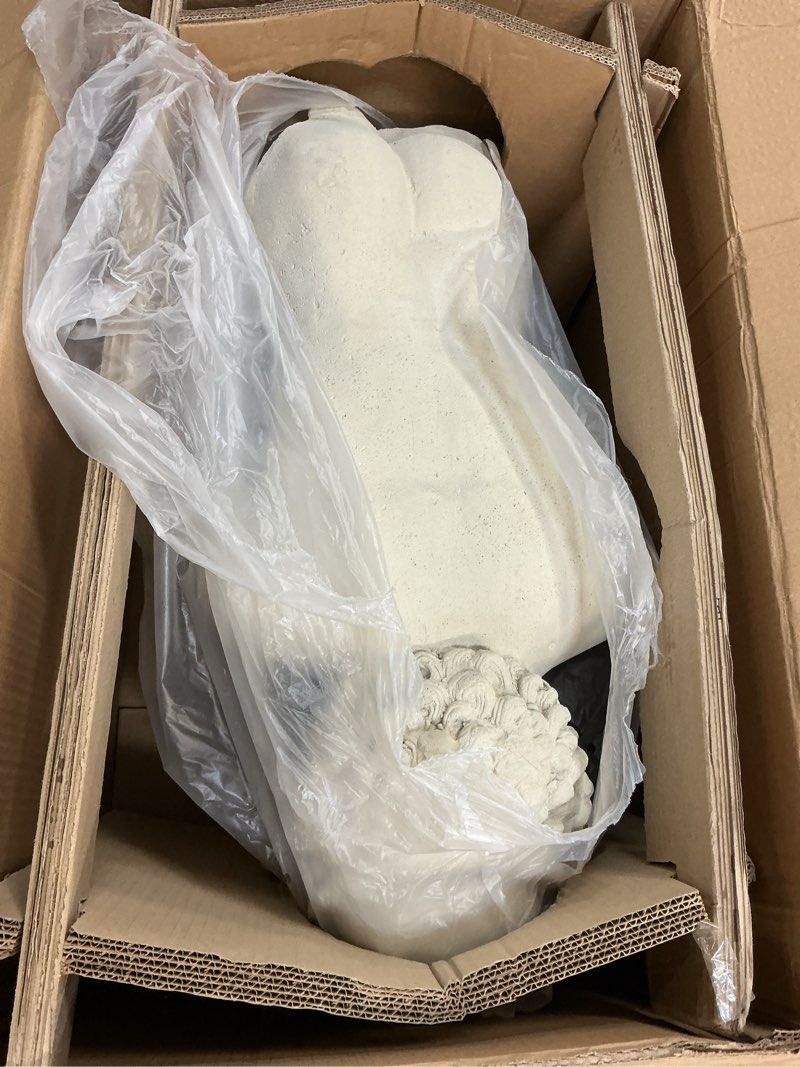 Condition photo showing New/Like New for design toscano torso of hermes sculpture, ancient ivory