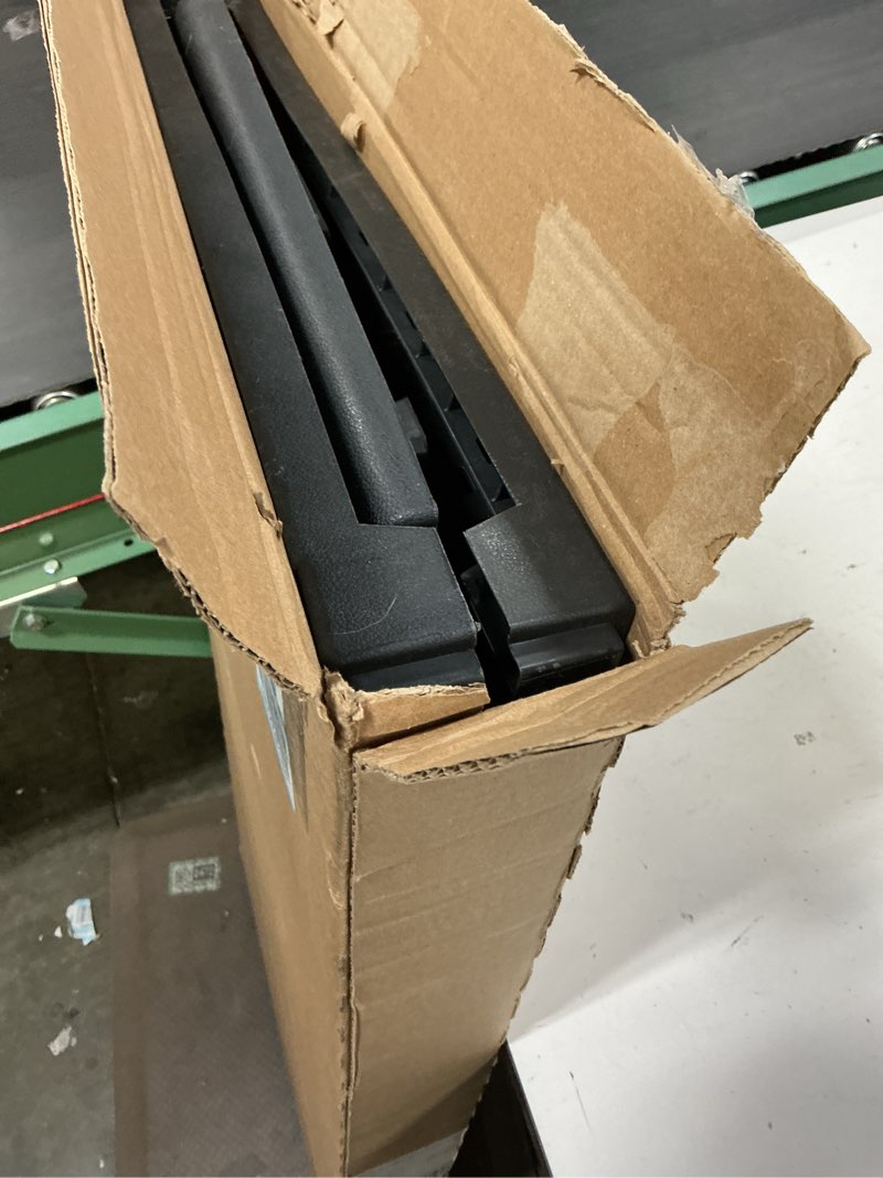 Condition photo showing As Is for keter marvel+ 270l outdoor 65% recycled garden furniture storage box graphite wood panel effect | fade free | all weather resistant | safe and secure | zero maintenance | 2 year warranty marvel 270l storage