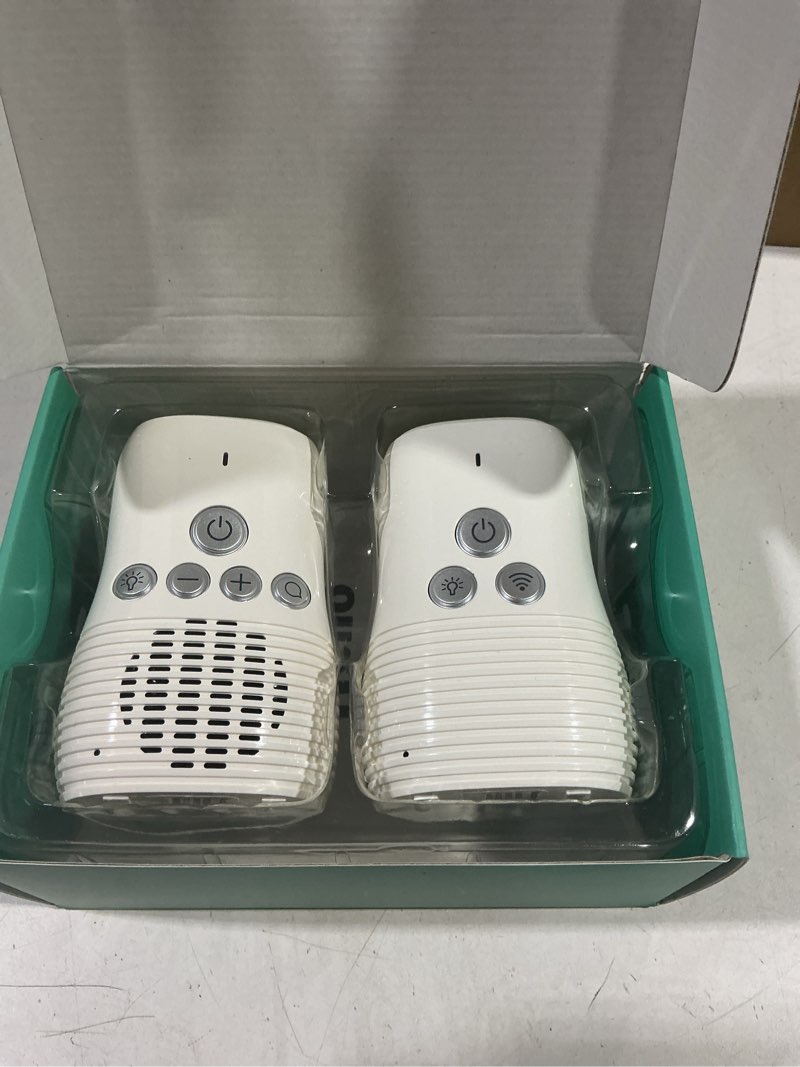 Condition photo showing New/Like New for Baby Monitor Audio Only, Baby Sound Monitor for Baby Sleeping 2.4GHz Wireless Two Way Talk Night Light Noise Detection, 20 Hours Standby Time