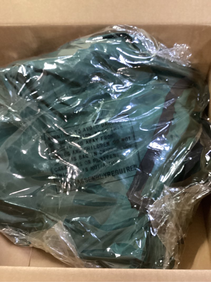 Condition photo showing Good Condition for Pop up Greenhouse Tent Cover Tunnel Plant House,Large Gardening Flower Sunshine Room with Mesh Windows,Backyard PE Greenhouse Cover for Cold Frost Protector with Stakes and Rope Guys 63"L x 31.5"W Greenhouse Tent