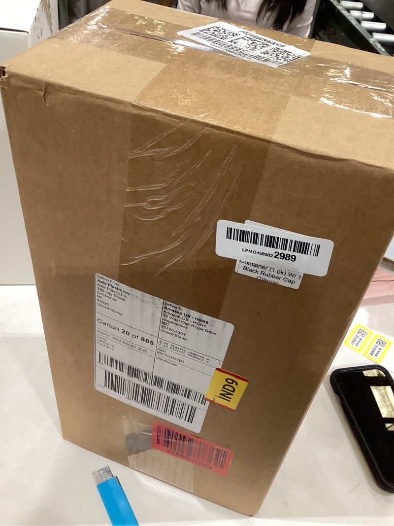 Condition photo showing As Is for  Clear container