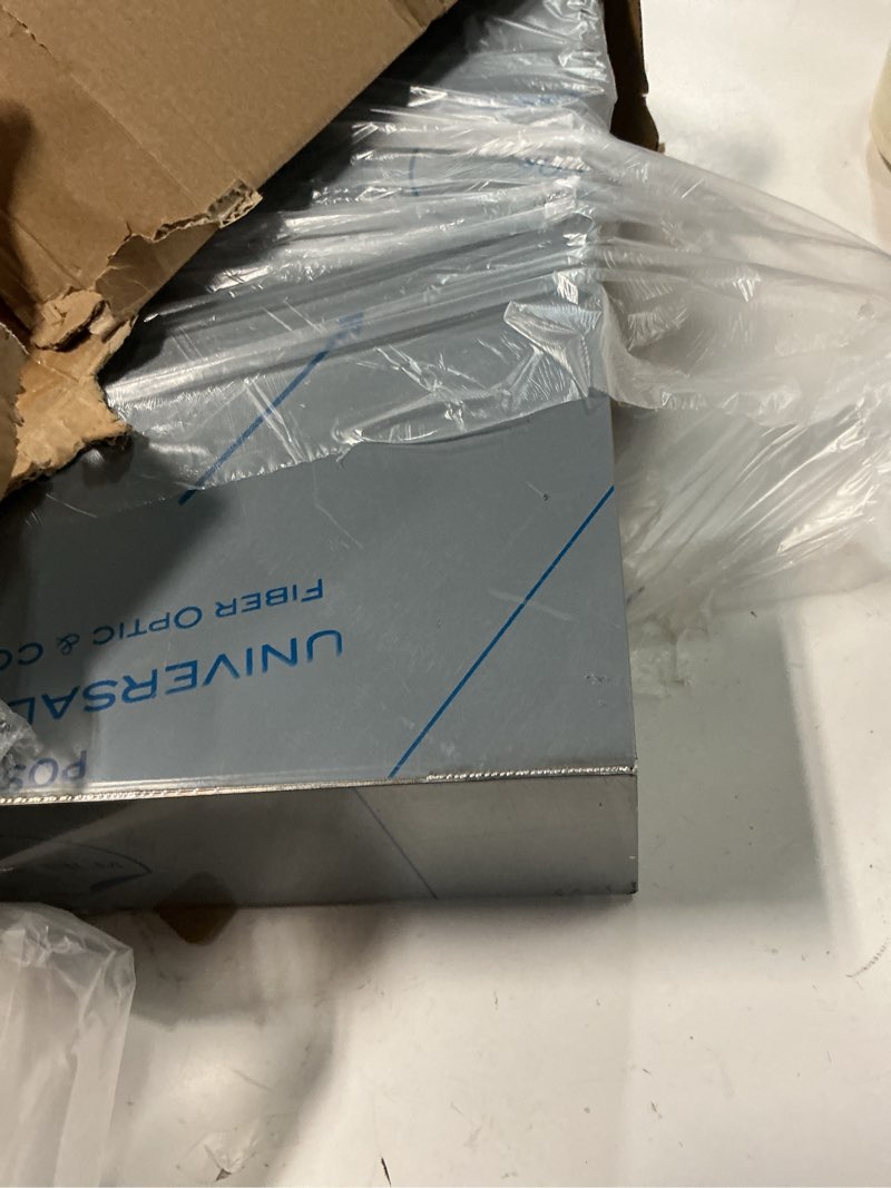 Condition photo showing As Is for Frienda 4 Compartments Stainless Steel Cup and Lid Dispenser, Silver Coffee Cup Holder Organizer Storage for Countertop Org, Coffee Bar, Beverage Restaurant, Kitchen, Breakroom