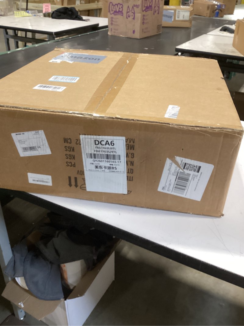 Condition photo showing New/Like New for 24" bladeless ceiling fan with light remote, smart led ceiling fans with app control, modern low profile dimmable light ceiling fan for bedroom living room white