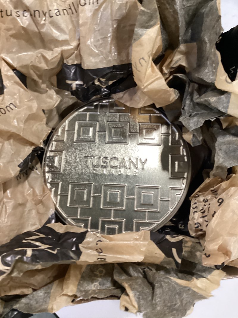 Condition photo showing Good Condition for Tuscany Candle Eucalyptus Rain Long-Lasting Scented Jar Candle, 14 oz